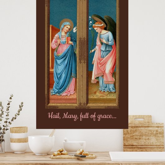 Aankondiging van F. Lippi (M 038) Poster (Keuken)