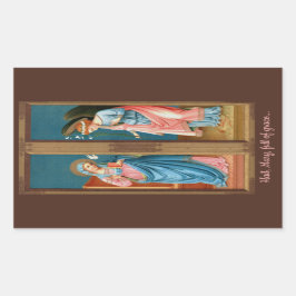 Aankondiging van F. Lippi (M 038) Rechthoekige Sticker