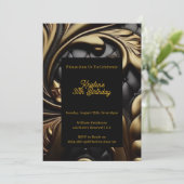 Aankondiging van Floral Birthday (Staand voorkant)