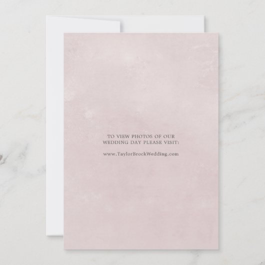 Aankondiging van Floral Romance Elopement (Achterkant)