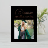 Aankondiging van folie Modern Minimal Trendy Photo (Staand Voorkant)