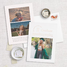 Aankondiging van folie Modern Minimal Trendy Photo