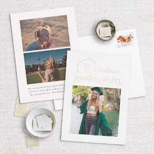 Aankondiging van folie Modern Minimal Trendy Photo