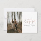 Aankondiging van foto-aankondigingsfeestje (Voorkant)