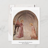 Aankondiging van Fra Angelico aan de overheersing Briefkaart (Voorkant / Achterkant)
