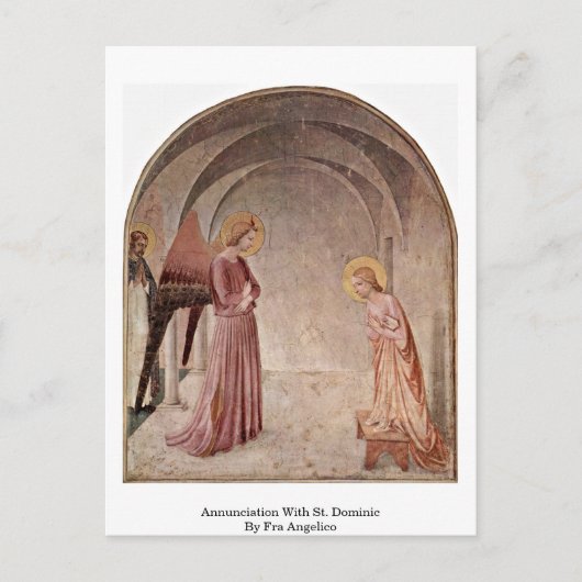 Aankondiging van Fra Angelico aan de overheersing Briefkaart (Voorkant)