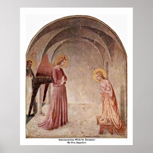 Aankondiging van Fra Angelico aan de overheersing  Poster (Voorkant)