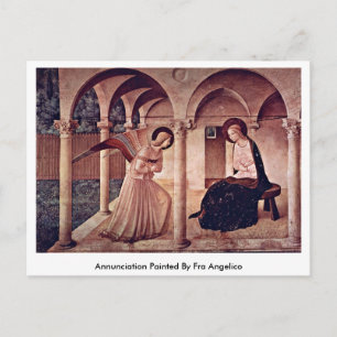 Aankondiging van Fra Angelico Briefkaart