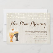 Aankondiging van Funny Beer Wedding-uitstel (Voorkant)