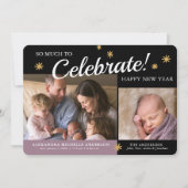 Aankondiging van geboorte baby Girl-foto van nieuw (Voorkant)