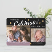 Aankondiging van geboorte baby Girl-foto van nieuw (Staand voorkant)