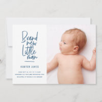 Aankondiging van geboorte baby's met een moderne h