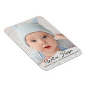 Aankondiging van geboorte foto-Baby Magneet (Rechterzijde)