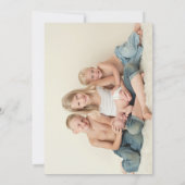 aankondiging van geboorte van Chalkboard (Achterkant)