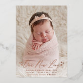 Aankondiging van geboorte van onze nieuwe Folie va (Voorkant)