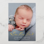 Aankondiging van geboorte van onze nieuwe Folie va (Voorkant)