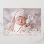 Aankondiging van geboorte van onze nieuwe Folie va (Voorkant)