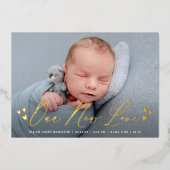 Aankondiging van geboorte van onze nieuwe Folie va (Voorkant)