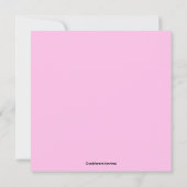 Aankondiging van geboortefoto van kleine aap babym (Achterkant)