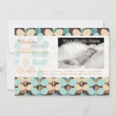 Aankondiging van geboorteregeling van een groene b (Voorkant)