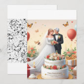 Aankondiging van Gepersonaliseerd gebeurtenis toev (Voorkant / Achterkant)