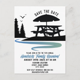 Aankondiging van gezinshereniging Briefkaart