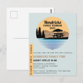 Aankondiging van gezinshereniging Briefkaart (Voorkant / Achterkant)