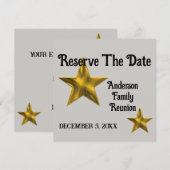 Aankondiging van gezinshereniging Gold Star Reserv (Voorkant / Achterkant)