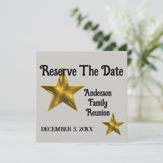 Aankondiging van gezinshereniging Gold Star Reserv (Staand voorkant)