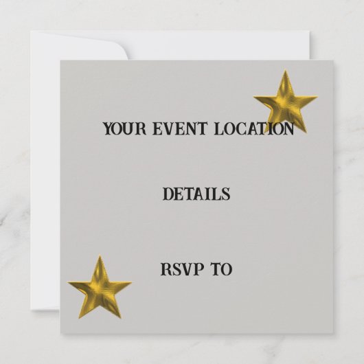 Aankondiging van gezinshereniging Gold Star Reserv (Achterkant)