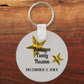 Aankondiging van gezinshereniging Gold Star Reserv Sleutelhanger (Voorkant)