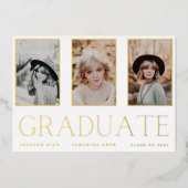 Aankondiging van Gold Foil-fotoframes (Voorkant)