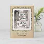 Aankondiging van  groepsfotosjabloon voor  stijl (Staand voorkant)