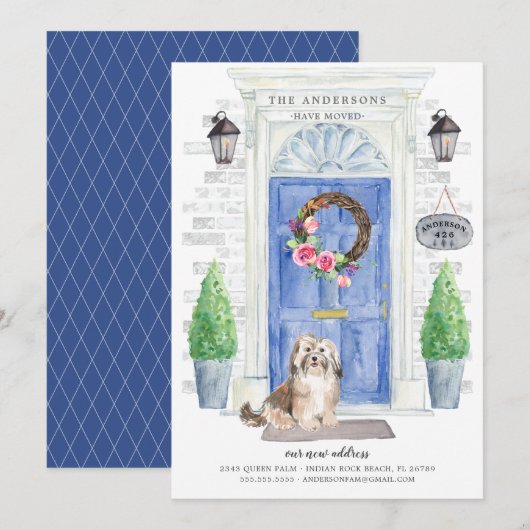 Aankondiging van Havanese voordeurbewegingen (Voorkant / Achterkant)