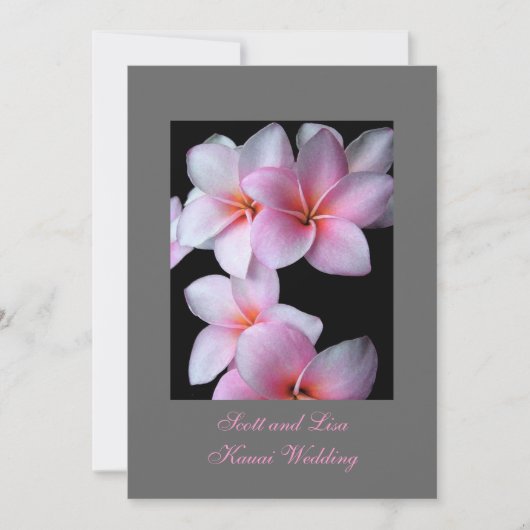 Aankondiging van Hawaii Wedding (Voorkant)