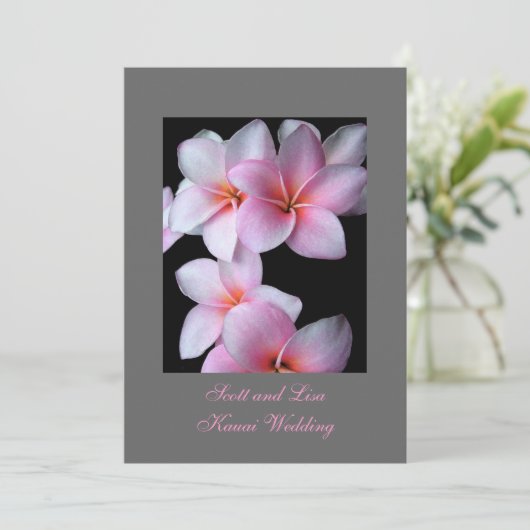 Aankondiging van Hawaii Wedding (Staand voorkant)
