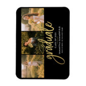 Aankondiging van het Afstudeerder afstuderen Photo Magneet (Verticaal)