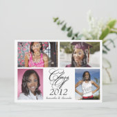 Aankondiging van het Afstuderen Aangepast fotocoll (Staand voorkant)