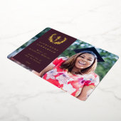 Aankondiging van het Afstuderen Burgundy DO Asclep (Gedraaid)