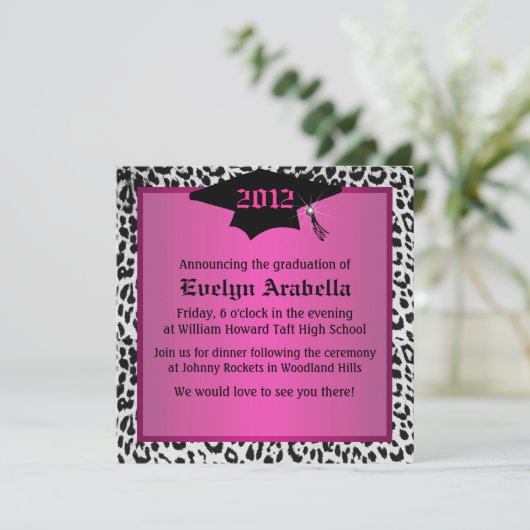 Aankondiging van het Afstuderen Cheetah (Staand voorkant)