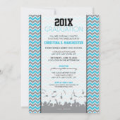 Aankondiging van het Afstuderen Chevron Pattern (a (Achterkant)