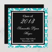 Aankondiging van het Afstuderen Cute Elegant/Uitno (Voorkant / Achterkant)