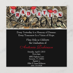 Aankondiging van het Afstuderen Cute Elegant/Uitno