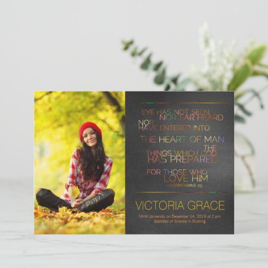 Aankondiging van het Afstuderen is niet waargenome (Staand voorkant)