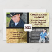 Aankondiging van het Afstuderen LandenBurlap (Voorkant)