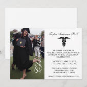 Aankondiging van het Afstuderen Medical RN School (Voorkant / Achterkant)