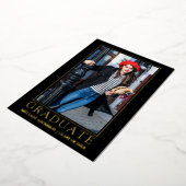 Aankondiging van het Afstuderen Modern Black Gold  (Gedraaid)