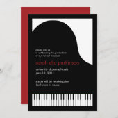 Aankondiging van het Afstuderen Music Major Grand (Voorkant / Achterkant)