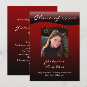 Aankondiging van het Afstuderen Red and Black Wave