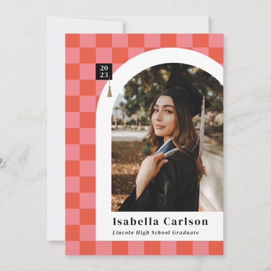 Aankondiging van het Afstuderen Roze Gecontroleerd (Voorkant)